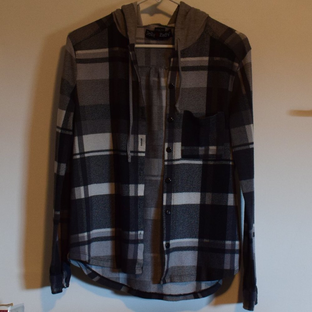 Gray Flannel Light Hoodie